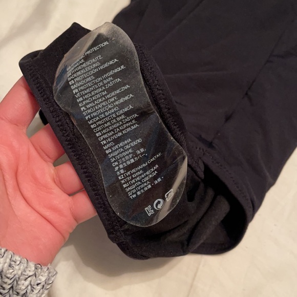 Brand new black rope effect one piece swimsuit - Picture 3 of 3